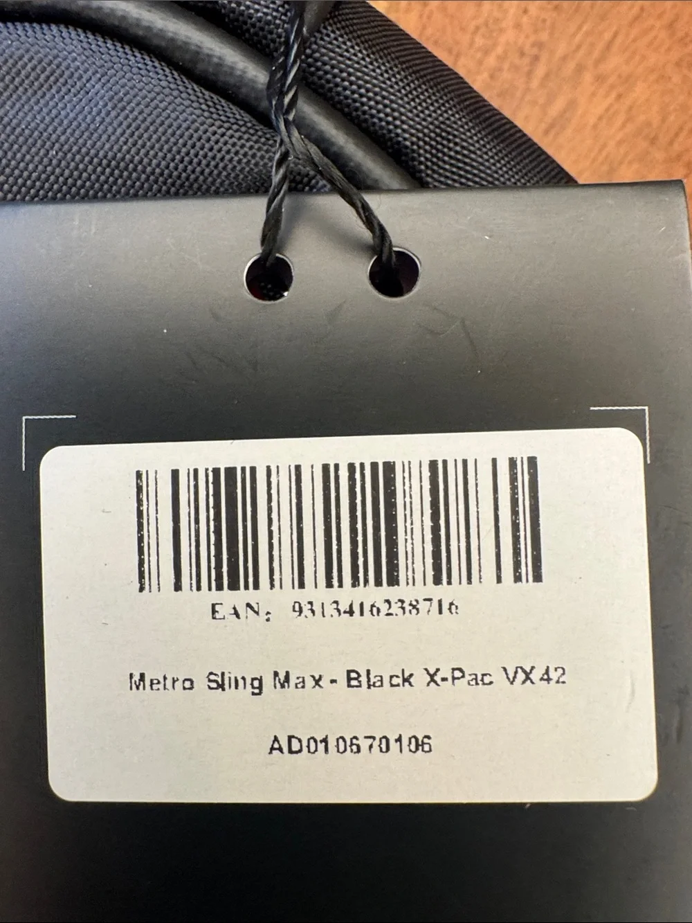 ALPAKA Metro Sling Max Black X-Pac VX42 EDC Crossbody Sling Bag NWT